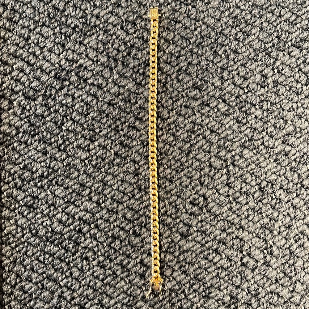 18k Gold Plated  Miami Cuban Link Chain Bracelet The Gold Gods